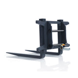 Metal Manual Quick Coupler Fork for JDModel JDM-198 ZW370 RC Hydraulic Loader Model DIY Radio Controlled Construction Vehicle