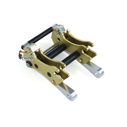 Manuelle Schnellwechslergabel aus Metall für JDModel JDM-198 ZW370 RC-Hydraulikladermodell DIY Funkgesteuertes Baufahrzeug