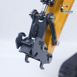 XDRC 1/14 Hydraulic Crawler Excavator 945 Radio Control Digger Construction Vehicle 3-Way Valve Brushless Drive Quick Coupler