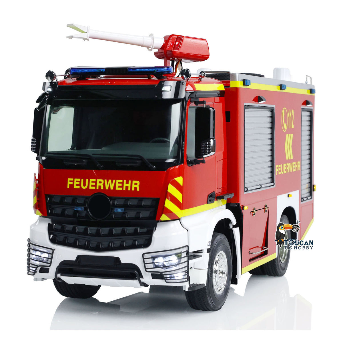 4x2 1/14 RC Feuerwehrfahrzeuge 3-Gang-Getriebe Funkgesteuertes Feuerwehrauto Drei-Gang-Getriebe Beleuchtungs- und Soundsystem