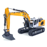 1/14 Hydraulic RC Metal Excavator Ready to Run for Model 945 Remote Control Trucks With Light Rotating Light Hydraulic System