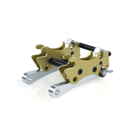 Manuelle Schnellwechslergabel aus Metall für JDModel JDM-198 ZW370 RC-Hydraulikladermodell DIY Funkgesteuertes Baufahrzeug