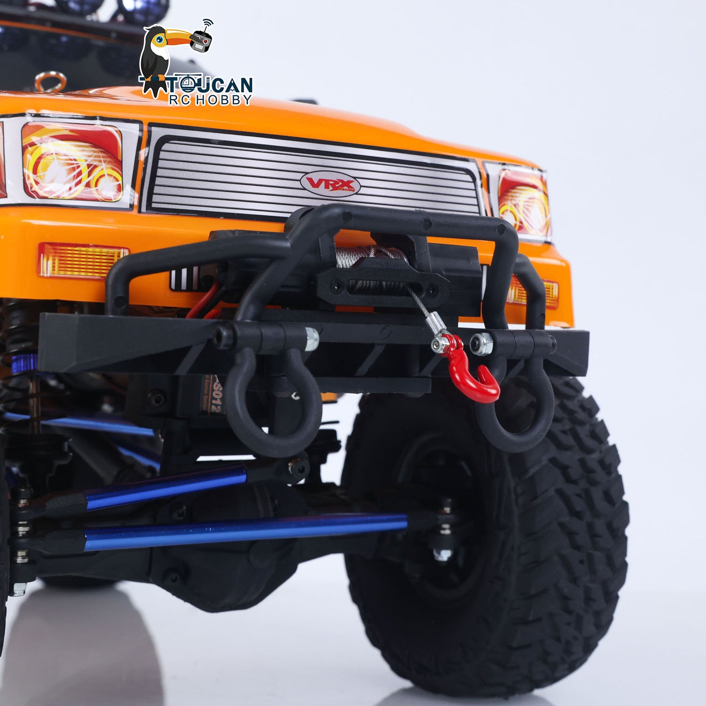 VRX RH1052 1/10 Electric RC Off Road Vehicle 4WD 2Speed Remote Control Model Car Winch Light System 12.3Inches Wheelbase RTR