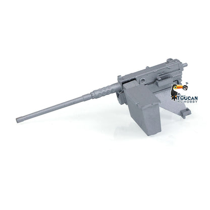 RC Tank Machine Gun For Heng Long CS 1/16 3918 M1A2 Abrams Remote Control Tracked Military Vehicle Replacement Accessories