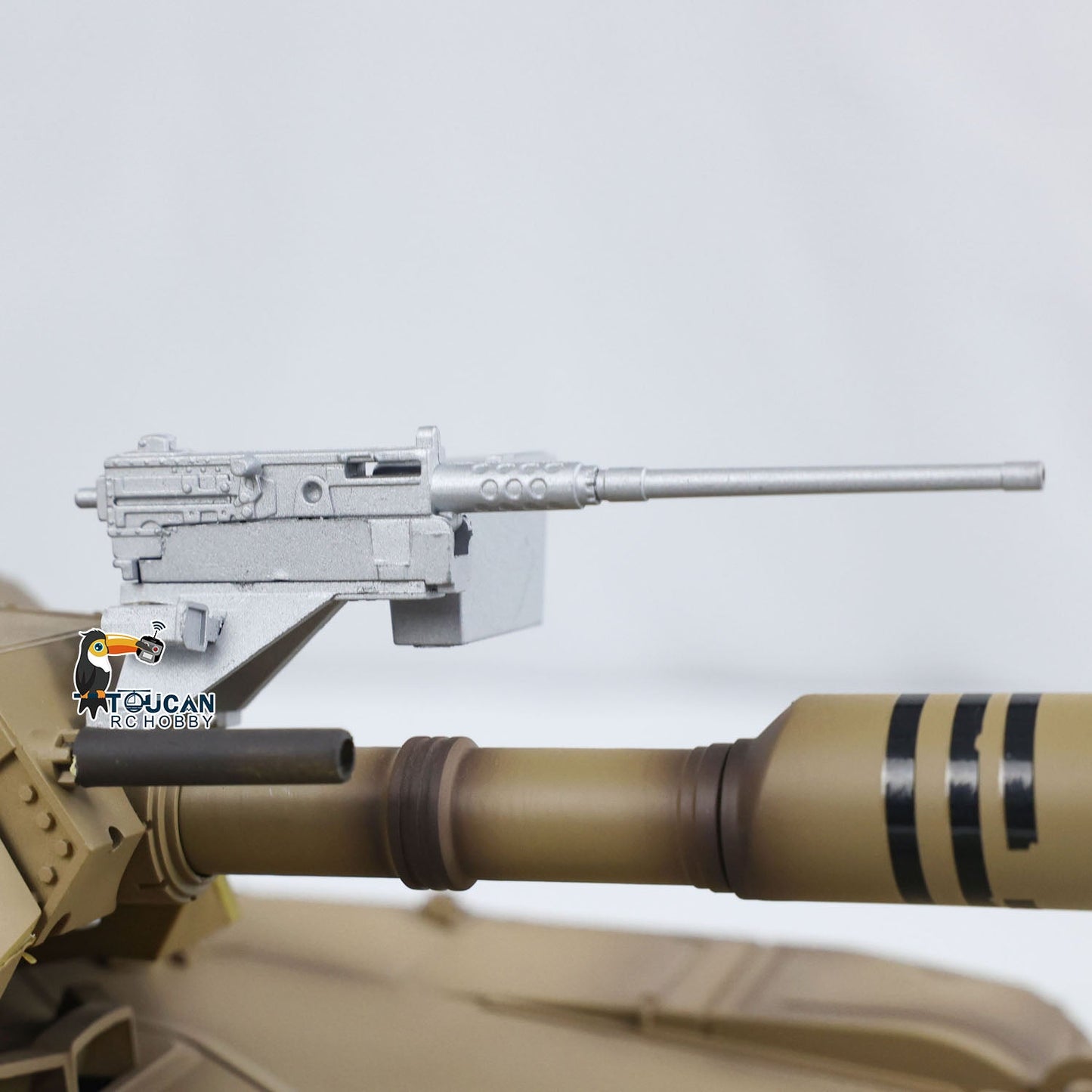 RC Tank Machine Gun For Heng Long CS 1/16 3918 M1A2 Abrams Remote Control Tracked Military Vehicle Replacement Accessories