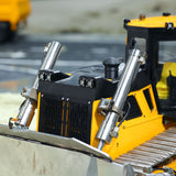 Metal 1/12 RC Hydraulic Bulldozer D155AX RTR Heavy Dozer Model 7 Way Valve 1.0L Oil Pump 5 Plows Radio Master TX15 Radio Battery