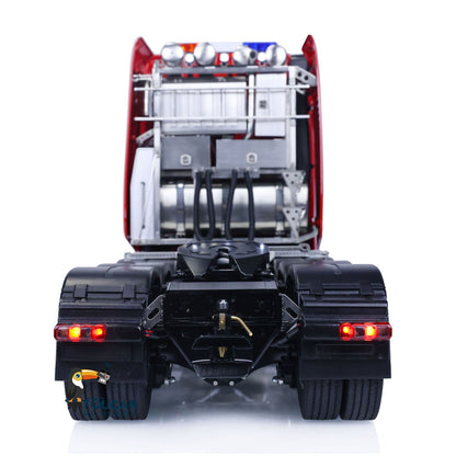 TOUCAN RC HOBBY 1/14  RC Tractor Truck 8X8 Metal Chassis Differential Lock Axles  Cab Radio Controlled Lorry Cars Model Front Hook