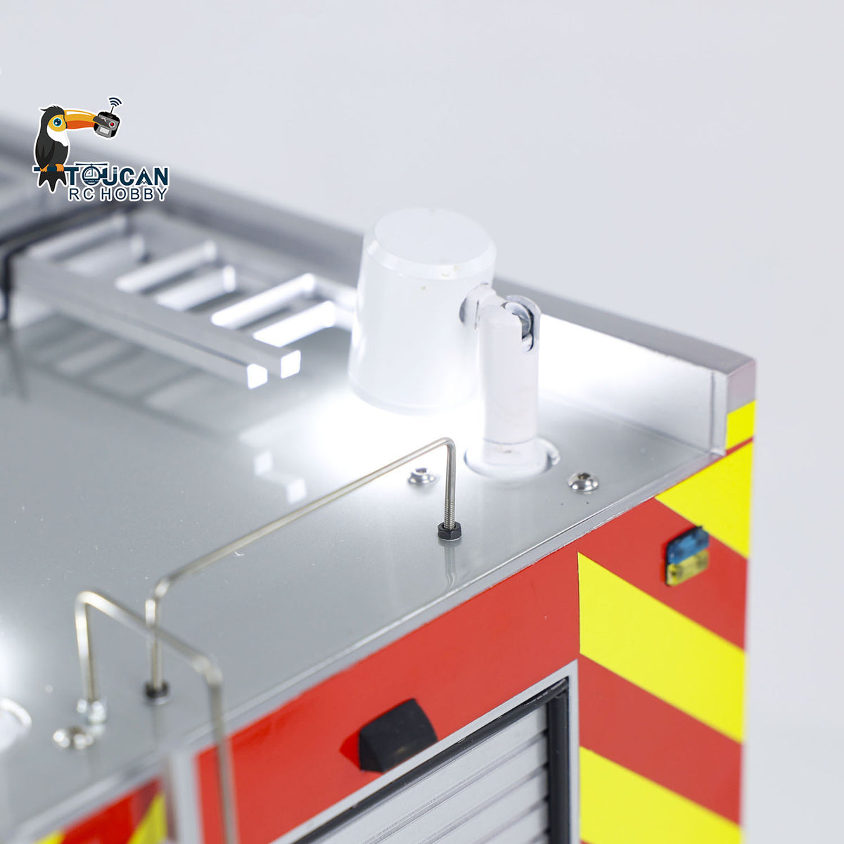 4x2 1/14 RC Feuerwehrfahrzeuge 3-Gang-Getriebe Funkgesteuertes Feuerwehrauto Drei-Gang-Getriebe Beleuchtungs- und Soundsystem