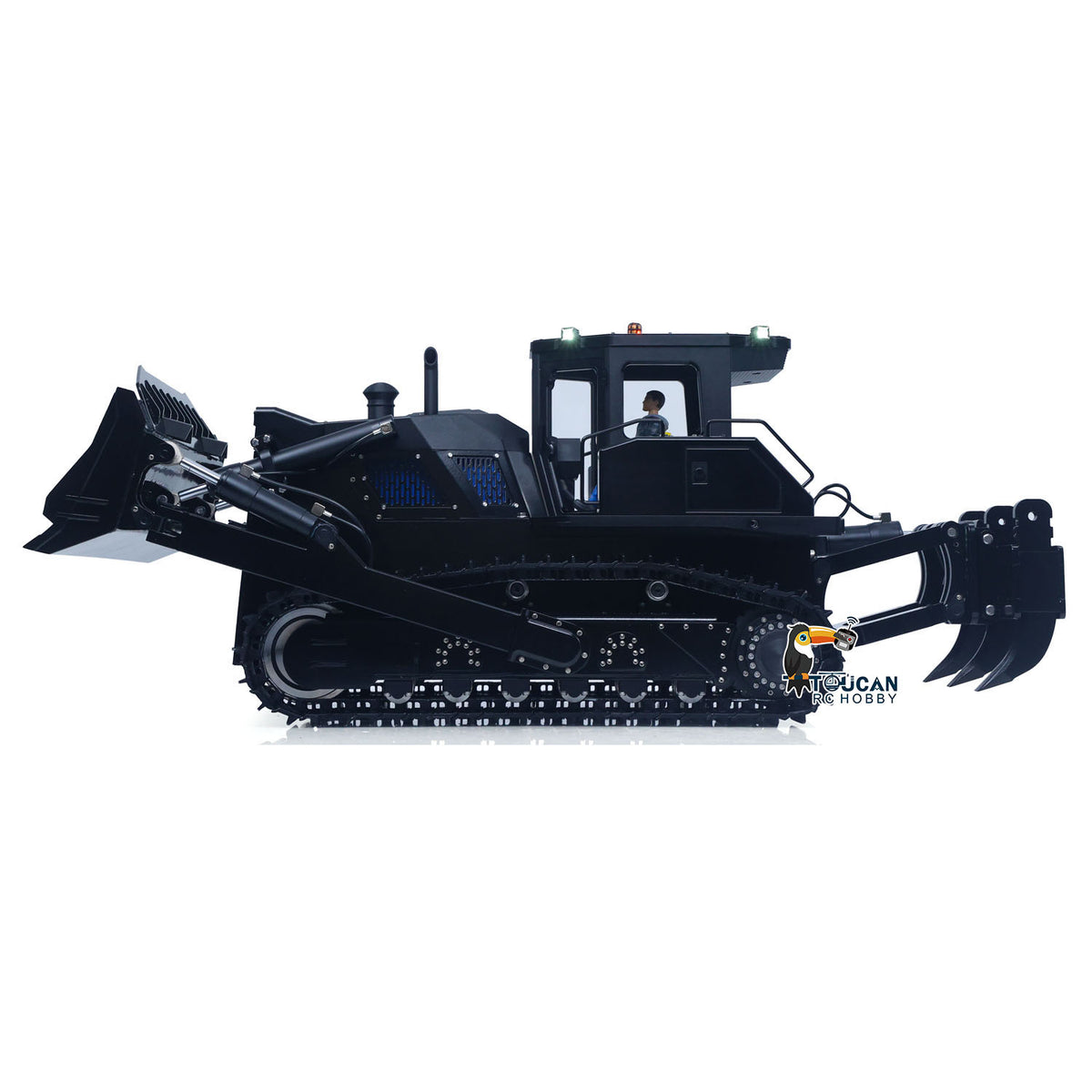 In Stock TOUCAN RC HOBBY Metal D155AX 1/12 RC Hydraulic Bulldozer Remote Control Vehicle Model 7 Way Valve Brushless Motor Radio Controller for Adults