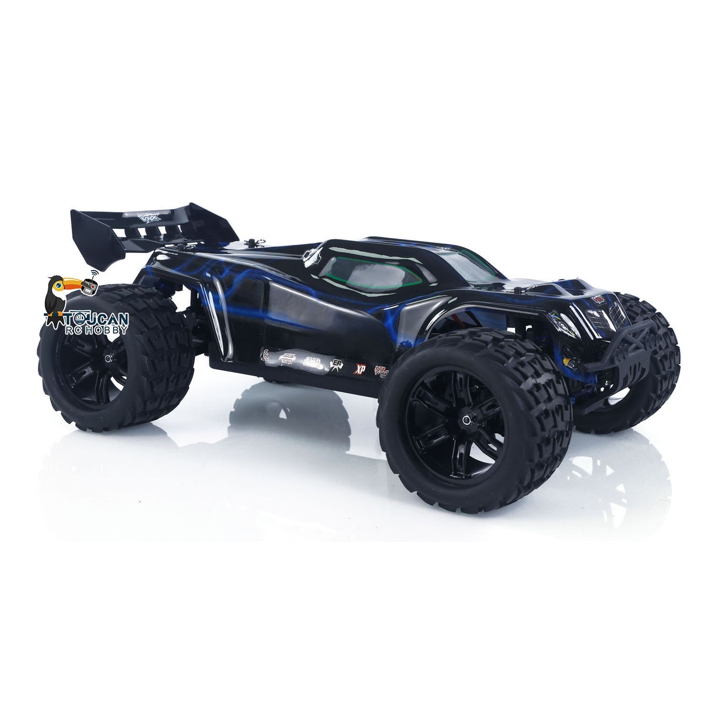 Kunststoffgehäuse VRX RH818 1/8 Ferngesteuerter Elektro-Renn-Truck Einzelradaufhängung 60A ESC 3660 Bürstenloser Motor 6KG Servo