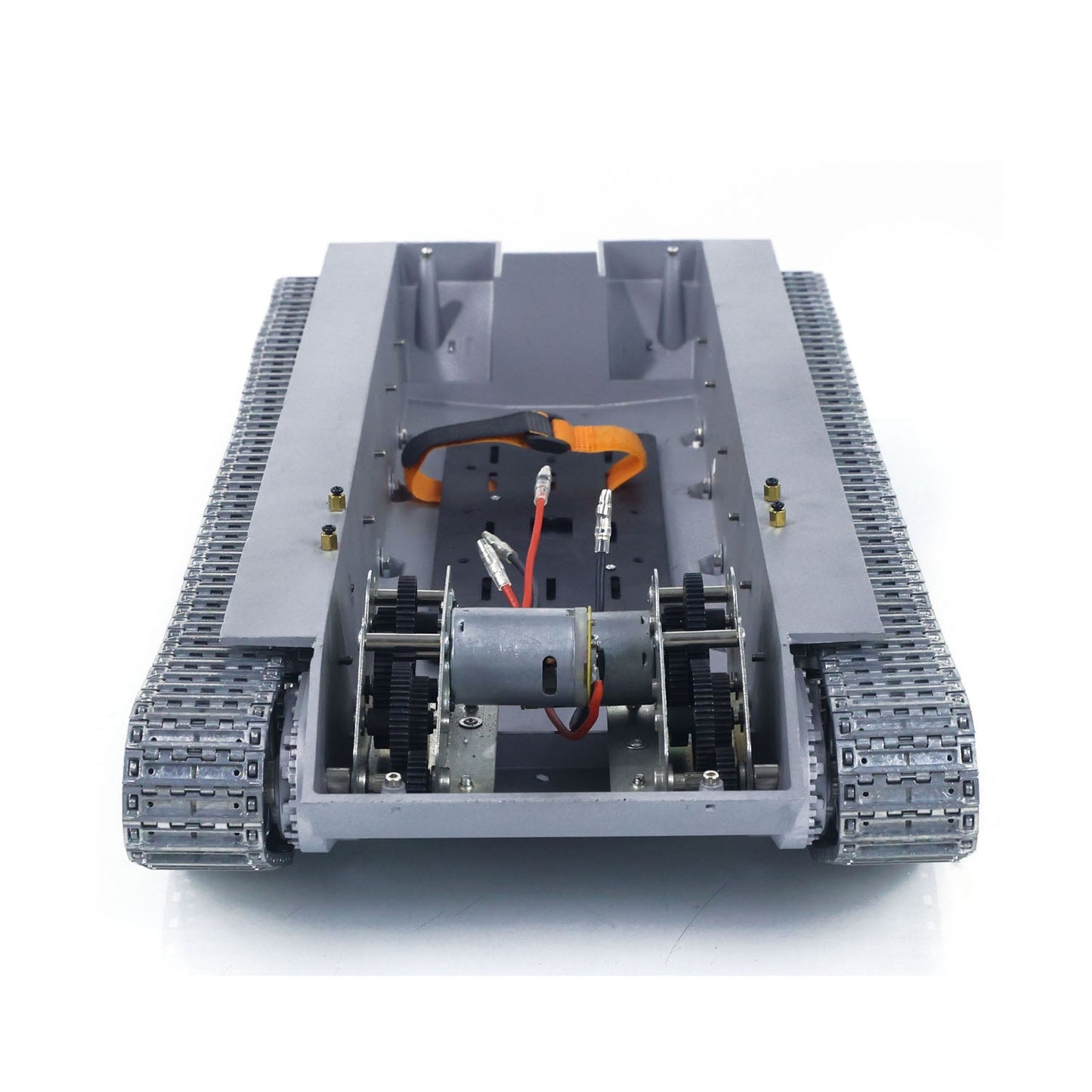 Metal Chassis with Driving Gearbox Idlers Road Drive Wheels for Heng Long 1/16 3958 Merkava IV Remote Control Tank Vehicle Model