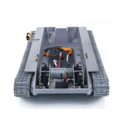 Metallchassis mit Antriebsgetriebe, Kettenrädern, Leiträdern, Laufrädern für Heng Long 1/16 Ferngesteuerter Panzer Merkava IV 3958 Modell