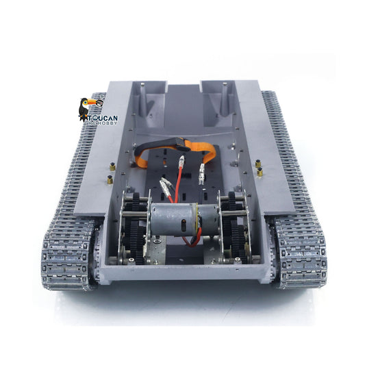 Metal Chassis with Driving Gearbox Idlers Road Drive Wheels for Heng Long 1/16 3958 Merkava IV Remote Control Tank Vehicle Model