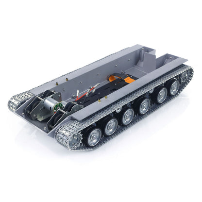 Metal Chassis with Driving Gearbox Idlers Road Drive Wheels for Heng Long 1/16 3958 Merkava IV Remote Control Tank Vehicle Model