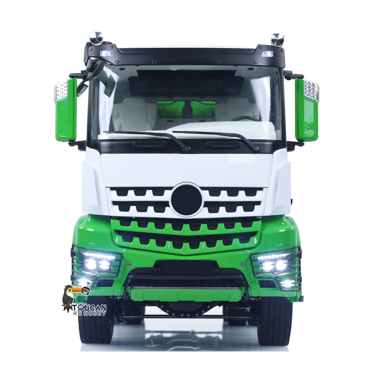 TOUCAN RC HOBBY  G88 1/14 Metal 8x8 RC Hydraulic Roll on Roll off Dump Truck 3 Speed Transmission Differential Lock Rear Axle Steering for Modelers