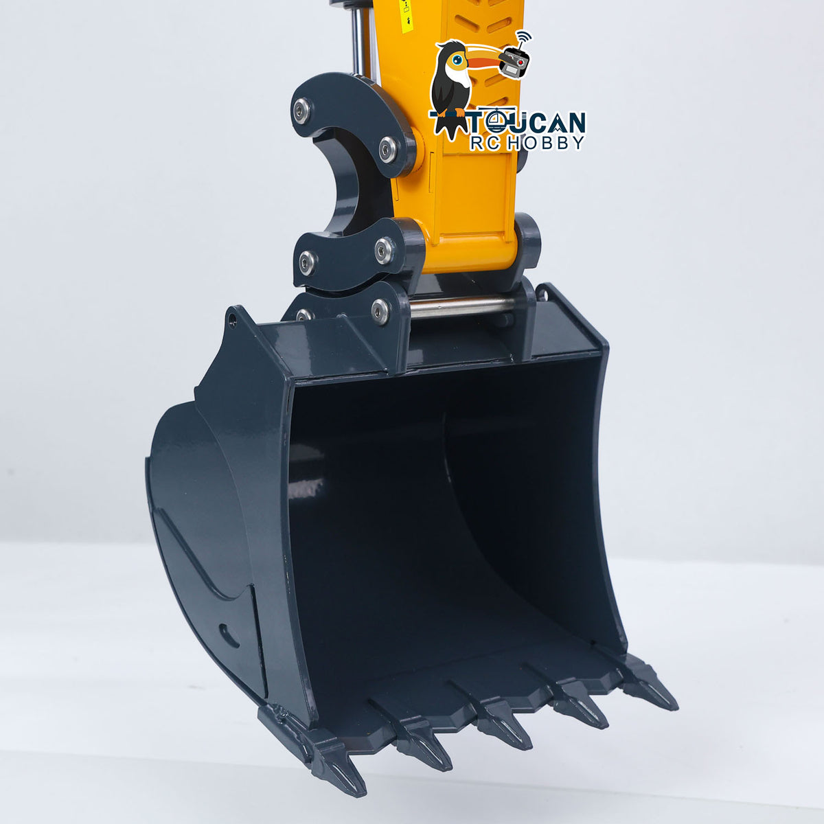 TOUCAN RC HOBBY 1/12 Metal Hydraulic Remote Control Excavator LR976 6CH Valves RC Digger RTR Model Dual Pump Brushless Motor Light Sound System