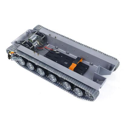 Metallchassis mit Antriebsgetriebe, Kettenrädern, Leiträdern, Laufrädern für Heng Long 1/16 Ferngesteuerter Panzer Merkava IV 3958 Modell
