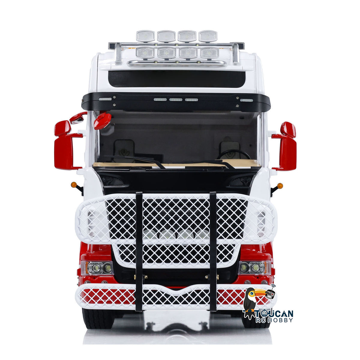 1/14 RC Sattelzugmaschine RTR Fernbedienung Auto Raucheinheit TOUCAN 8X8 Metallchassis 2-Gang-Getriebe