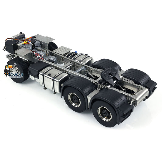 In Stock ScaleClub 1/14 6x6 Metal Chassis for RC Tractor Remote Controlled Truck R62 R73 Electric Model Air Suspension Optional Types