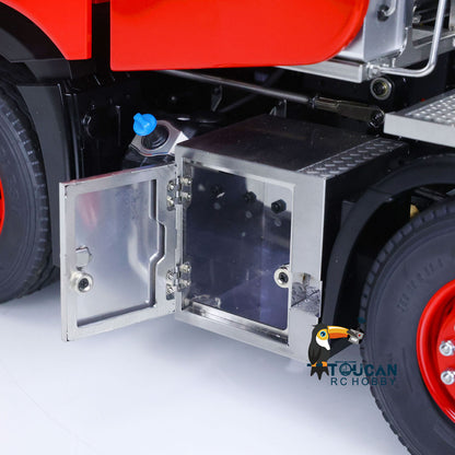 TOUCAN Lackiertes 8*8 Schwermetall-Chassis RC 1/14 Sattelzugmaschinen für Kabinenwagen mit Licht- und Soundsystem