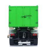 8x8 1/14 Hydraulic RC Full Dump Truck Metal Roll On Off Tipper Car Model Sound Light Simulation Vehicle FlySky ST8 Remote Control