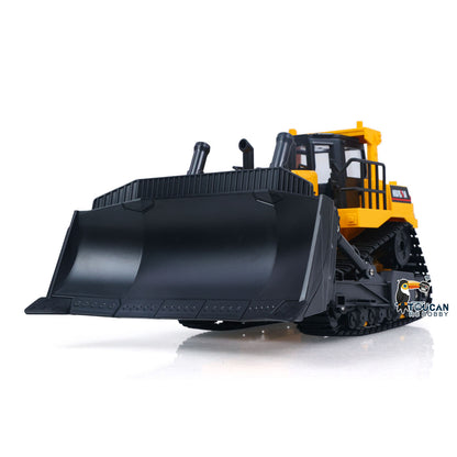 TOUCAN RC HOBBY HUINA 1/16 Electric Remote Control Bulldozer 1554 RC Dozer Finished Model Metal Ripper Light Effect Battery Ready to Run