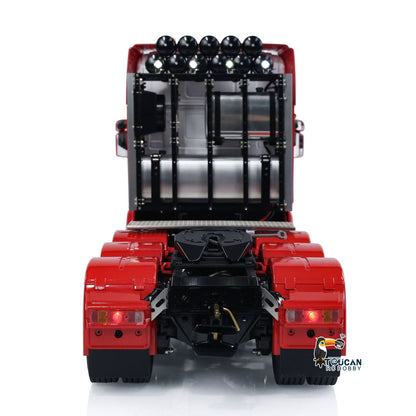 1/14 RC Sattelzugmaschine RTR Fernbedienung Auto Raucheinheit TOUCAN 8X8 Metallchassis 2-Gang-Getriebe
