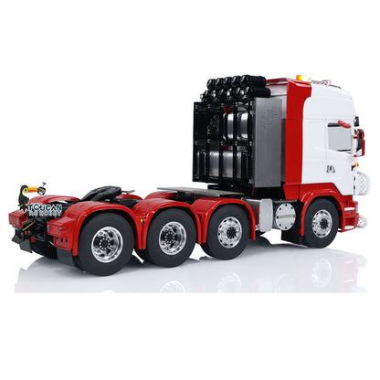 1/14 RC Sattelzugmaschine RTR Fernbedienung Auto Raucheinheit TOUCAN 8X8 Metallchassis 2-Gang-Getriebe