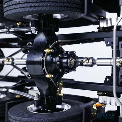 TOUCAN Lackiertes 8*8 Schwermetall-Chassis RC 1/14 Sattelzugmaschinen für Kabinenwagen mit Licht- und Soundsystem
