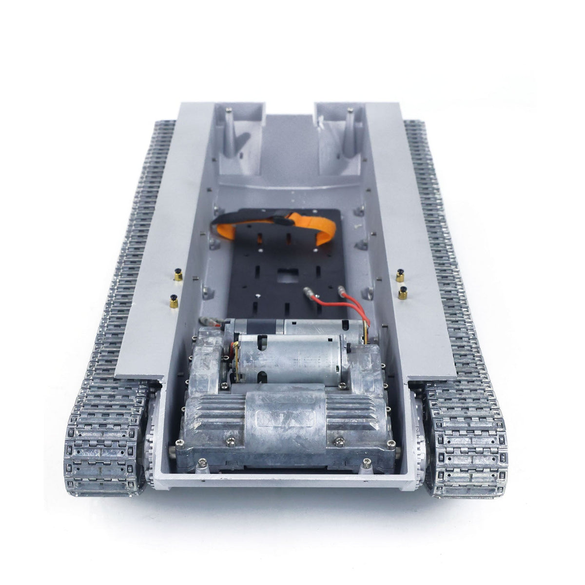 Metal Chassis with Driving Gearbox Idlers Road Drive Wheels for Heng Long 1/16 3958 Merkava IV Remote Control Tank Vehicle Model
