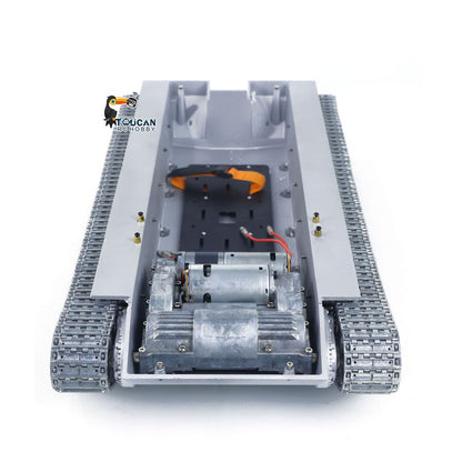 Metallchassis mit Antriebsgetriebe, Kettenrädern, Leiträdern, Laufrädern für Heng Long 1/16 Ferngesteuerter Panzer Merkava IV 3958 Modell