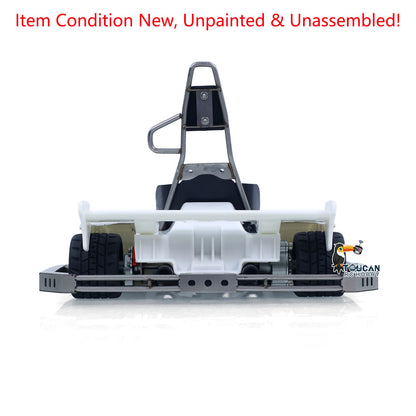 1/10 Plastic RC Go-Kart JDM 298B KIT Radio Controlled Electric Racing Car Unlimited Retrofit DIY Model for Adult Advanced Player