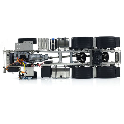 ScaleClub 1/14 6x6 Metallchassis für RC-Traktor, ferngesteuerter LKW, R62 R73, Elektromodell, Luftfederung, optionale Typen