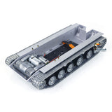 Metal Chassis with Driving Gearbox Sprockets Idlers Road Wheels for Heng Long 1/16 Remote Control Tank Merkava IV 3958 Model