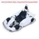 1/10 Plastic RC Go-Kart JDM 298B KIT Radio Controlled Electric Racing Car Unlimited Retrofit DIY Model for Adult Advanced Player
