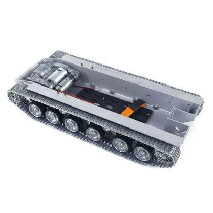 Metal Chassis with Driving Gearbox Idlers Road Drive Wheels for Heng Long 1/16 3958 Merkava IV Remote Control Tank Vehicle Model