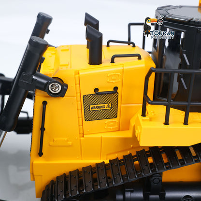 TOUCAN RC HOBBY HUINA 1/16 Electric Remote Control Bulldozer 1554 RC Dozer Finished Model Metal Ripper Light Effect Battery Ready to Run