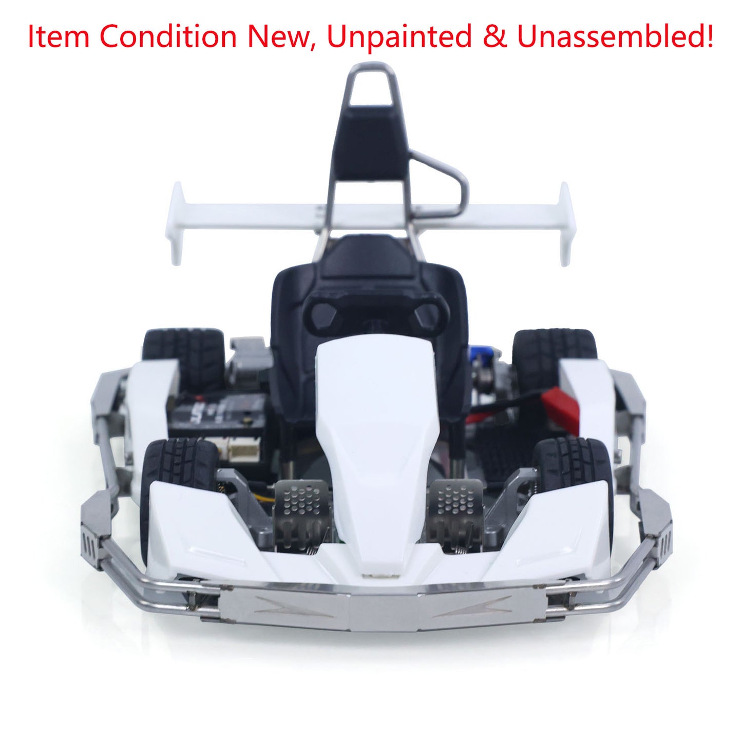 JD Model Plastic 1/10 Remote Control Racing Car 298A KIT 4*2 RC Go Kart Model Servo Radio Gifts for Adults No Light Sound System