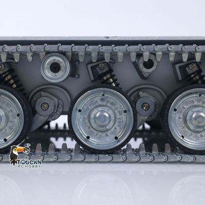 Metallchassis mit Antriebsgetriebe, Kettenrädern, Leiträdern, Laufrädern für Heng Long 1/16 Ferngesteuerter Panzer Merkava IV 3958 Modell