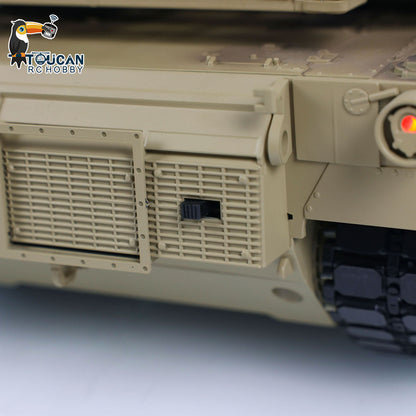 Tongde 1/16 Abrams M1A2 RC Infrarot-Kampfpanzer SEP TUSK II Elektrischer Panzer Infrarot-Kampfsystem Hobbymodell 67,5 * 23 * 19 cm