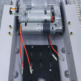 Metal Chassis with Driving Gearbox Sprockets Idlers Road Wheels for Heng Long 1/16 Remote Control Tank Merkava IV 3958 Model