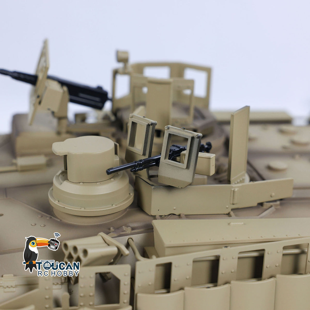 Tongde 1/16 Abrams M1A2 RC Infrarot-Kampfpanzer SEP TUSK II Elektrischer Panzer Infrarot-Kampfsystem Hobbymodell 67,5 * 23 * 19 cm