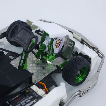 JD Model Plastic 1/10 Remote Control Racing Car 298A KIT 4*2 RC Go Kart Model Servo Radio Gifts for Adults No Light Sound System