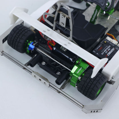JD Model Plastic 1/10 Remote Control Racing Car 298A KIT 4*2 RC Go Kart Model Servo Radio Gifts for Adults No Light Sound System