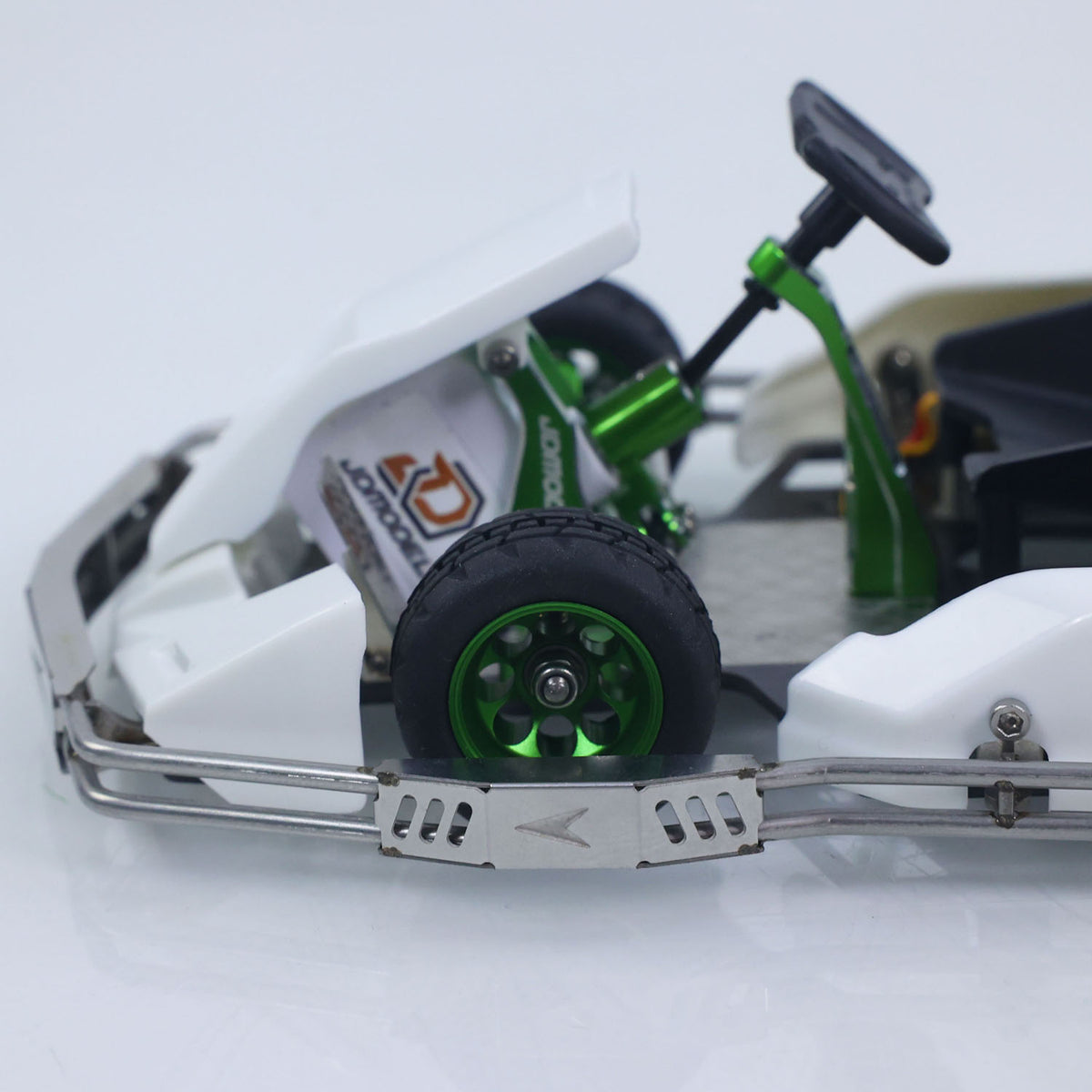 JD Model Plastic 1/10 Remote Control Racing Car 298A KIT 4*2 RC Go Kart Model Servo Radio Gifts for Adults No Light Sound System