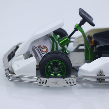 JD Model Plastic 1/10 Remote Control Racing Car 298A KIT 4*2 RC Go Kart Model Servo Radio Gifts for Adults No Light Sound System