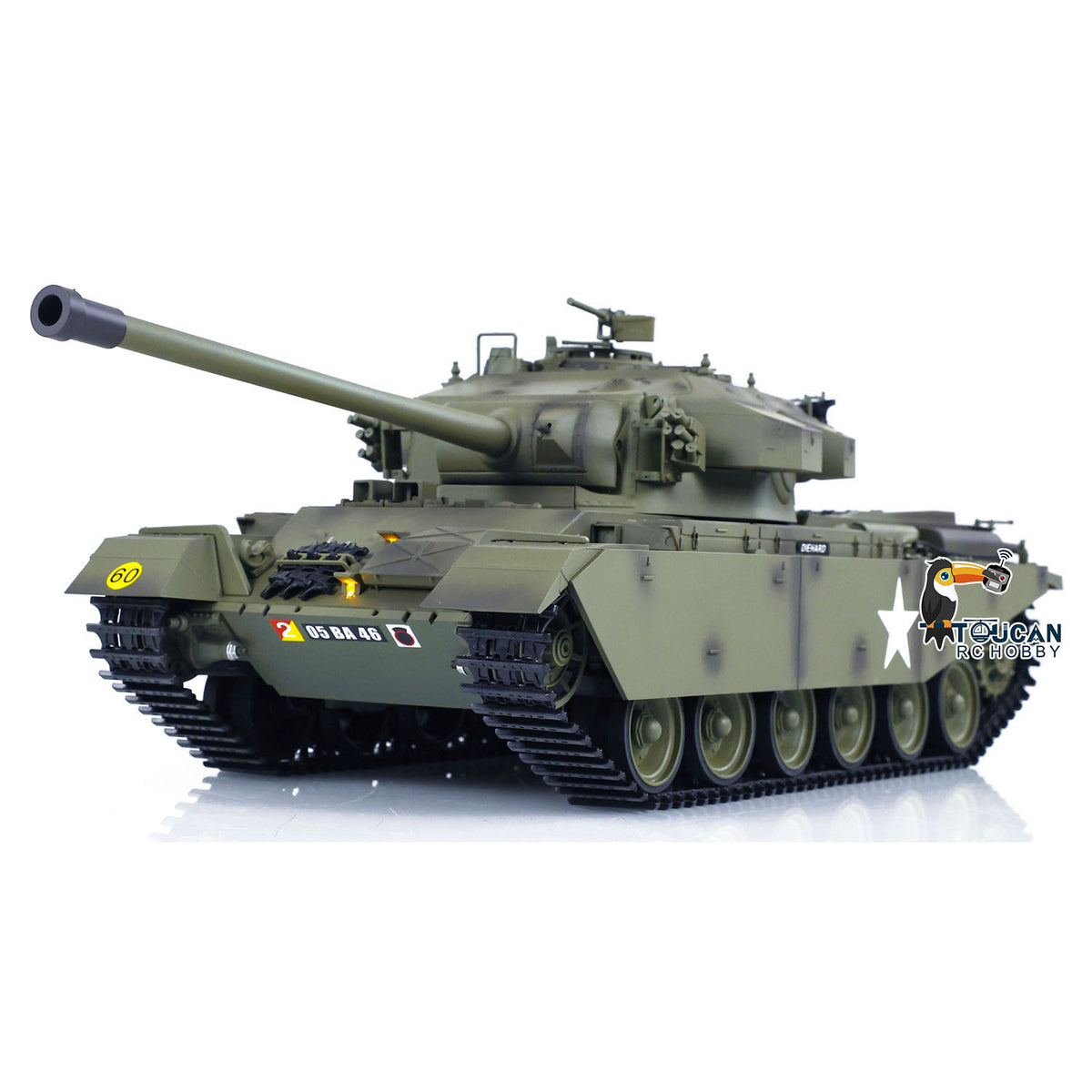 Tongde 1/16 RC Panzer Centurion MK5 Elektrische Panzer Infrarot Kampfsystem BB Einheit Barrel Rückstoß Modell Spielzeug