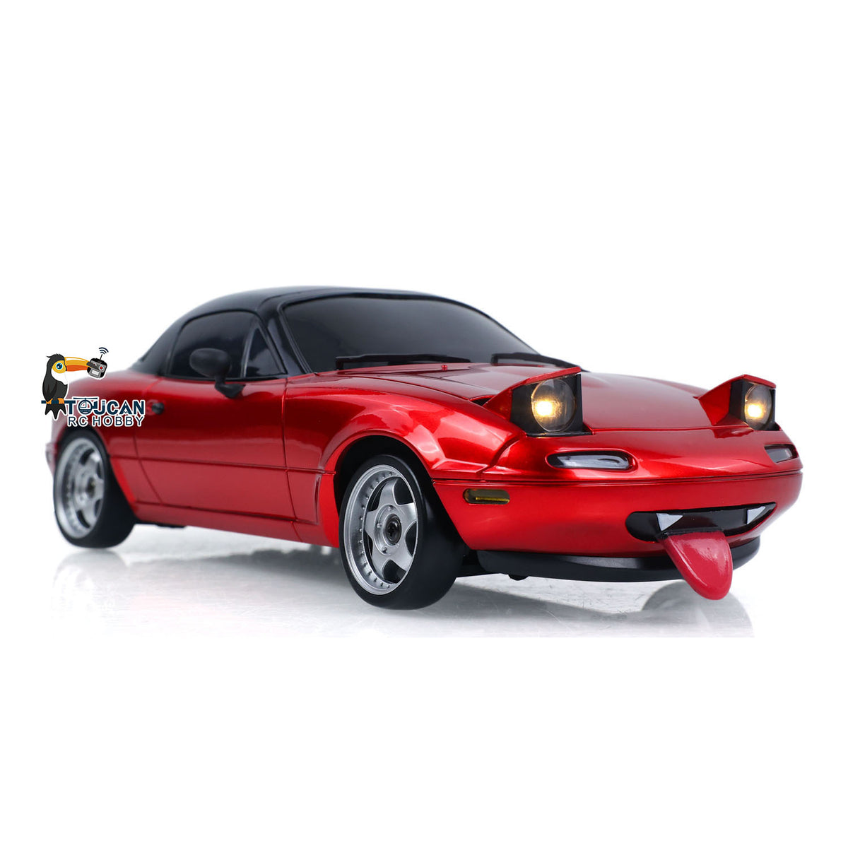 TOUCAN RC HOBBY LDRC LD1804 1/18 Plastic 4X2 Remote Control Drift Car RTR Brushed Motor ESC Servo Light System RC Racing Vehicle Assembled