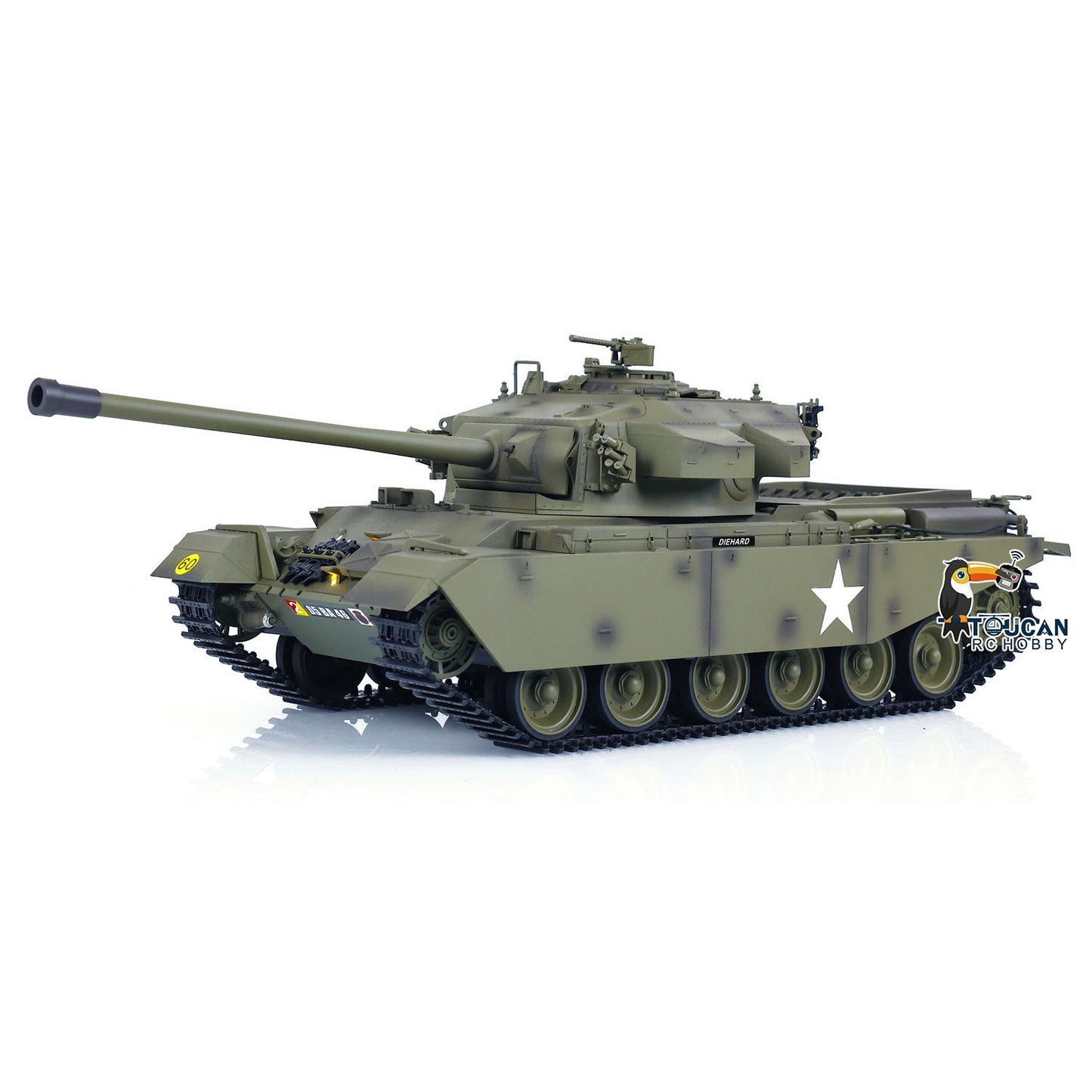 Tongde 1/16 RC Panzer Centurion MK5 Elektrische Panzer Infrarot Kampfsystem BB Einheit Barrel Rückstoß Modell Spielzeug