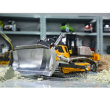 Metal 1/12 RC Hydraulic Bulldozer D155AX RTR Heavy Dozer Model 7 Way Valve 1.0L Oil Pump 5 Plows Radio Master TX15 Radio Battery